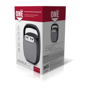 Портативная колонка SmartBuy ONE (5Вт, Bluetooth, MP3, FM-радио, черная)