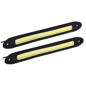 ЕРМАК Дневные ходовые огни, LED 80шт, гибкий резин. корп., 255мм, 12V, белый, 2шт