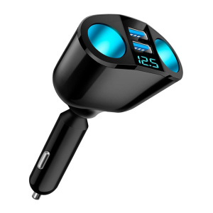 Разветвитель авто TDS TS-CAU68 (2 гнезда + 2*USB)
