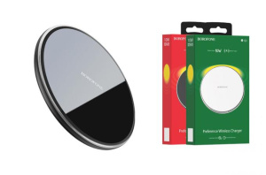 Беспроводное зарядное устройство BOROFONE BQ3 Pro (1800mA, пластик, PD) Чёрный