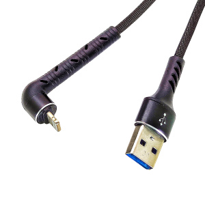 Кабель Орбита OT-SMI25 Черный USB 2.4A (iOS Lighting) 1м