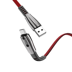 Кабель USB 2.4А HOCO U70 Красный (microUSB) 1.2м