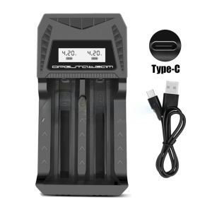 Зарядное устройство для аккум 2 гнезда Орбита OT-APZ19 (18650,R3,R6,USB)