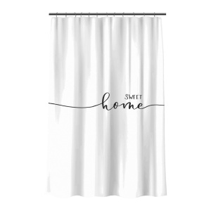 Штора для ванной тм VETTA Home, полиэстер 90 г/м2, 180x200см, с утяжелителем