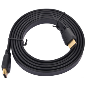 Кабель Орбита OT-AVW07 HDMI-HDMI 1.5м плоский (v1.4, пакет)