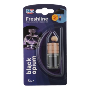 Ароматизатор подвесной тм NEW GALAXY Freshline, 5 мл, Black Opium