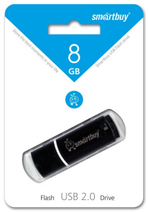 USB накопитель Smartbuy 8GB Crown Black