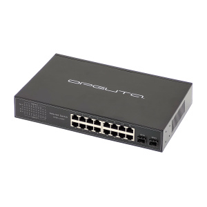 Коммутатор неуправляемый Орбита OT-VNP40 (10/100/1000Мбит, 16 портов+2 SFP)