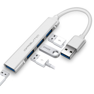 Концентратор Орбита OT-PCR17 Серебро USB 2.0 (4*USB)