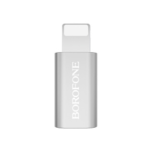 Переходник BOROFONE BV5 (гнездо MicroUSB - штекер Lightning)