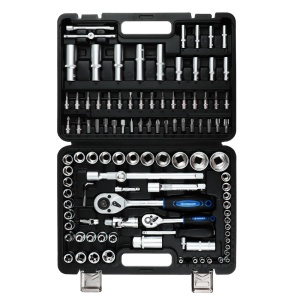 РОКОТ Набор автомобильных инструментов, 108 предметов, 1/4"+1/2"