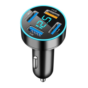 Автомобильное зарядное устройство TDS TS-CAU71 4*USB QC3.0,USB 2400mA