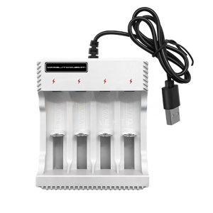 Зарядное устройство для аккум 4 гнезда Орбита OT-APZ21  (R3,R6,USB)
