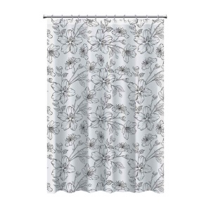 Шторка для ванной тм VETTA Цветы, ПЕВА 12 г/м2, 180x180 см, 1 дизайн