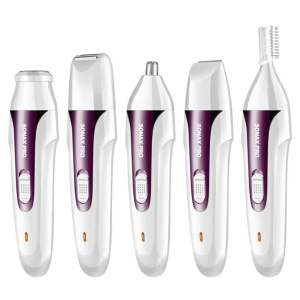 Набор для стрижки волос Sonax PRO SN-8822 Фиолетовый (5 в 1)