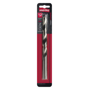 Сверло по стали, 12 мм, сталь Р6М5, HRC>60, Smartbuy tools