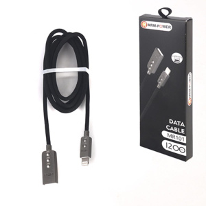 Кабель MRM-POWER MR-301 Черный USB 2.4А (iOS Lighting) 1.2м