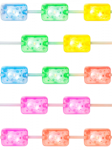Уличная RGB гирлянда на дом с Bluetooth 45 м Огонёк OG-LDG27