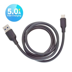 Орбита OT-SMT23 Черный кабель USB 5A (TYPE C) 1м