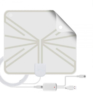 ТВ-антенна ОРБИТА OT-ANT03 (Комнатная, усилитель, USB)