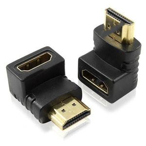 Видео переходник Орбита OT-AVW22 (гнездо HDMI - штекер HDMI угловой) 