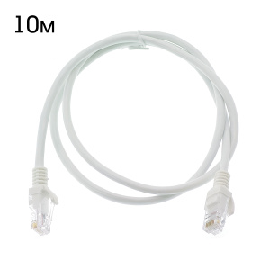 Патчкорд Орбита OT-PCC12 UTP 10м (Cat5E,568B,4 пары)