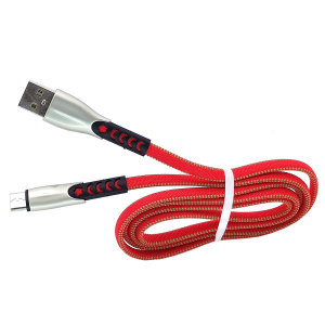 Кабель Орбита OT-SMM46 Красный USB 2.4A (microUSB) 1м