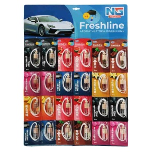 NEW GALAXY Ароматизатор Freshline, лист 24 шт, цена за шт, 5 мл