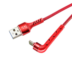 Кабель Орбита OT-SMT22 Красный USB 2.4A (TYPE C) 1м