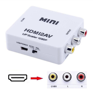 Конвертор-переходник Орбита OT-AVW51 HDMI2AV (гнездо HDMI вход - гнезда 3*RCA)