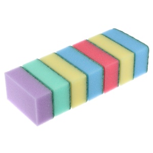 Губки для мытья посуды тм VETTA Эконом, 5+2 шт, 9х6х3,5см
