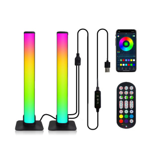 Светильник настольный Огонек OG-LDP18 RGB (2*25см, USB)