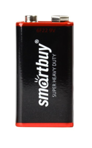 Батарейка солевая Smartbuy 6F22/1S КРОНА