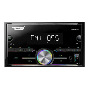Автомагнитола 2DIN TDS TS-CAM22 (радио,USB,bluetooth)
