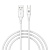 Кабель для зарядки USB(A)-microUSB BY Fusion, 18Вт, 1 м, 3A, TPE, белый