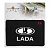 Коврик на приборную панель "Lada"