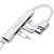 Концентратор Орбита OT-PCR17 Серебро USB 2.0 (4*USB)