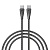 Кабель для зарядки Type C-Type C BY Nylon Pro, 60Вт, 2 м, 5A, нейлон, черный
