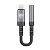 Переходник SoundCore iP-AUX (F) 3.5мм mini jack 4pin BY, 0,12 м, позолоченный, нейлон, черный