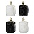 NEW GALAXY Свеча ароматизированная Blaсk&White 160гр. wood sage, white flower, bluebell, pear