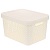 Корзина для хранения с крышкой Plast Team STOCKHOLM, 15 л молочный туман